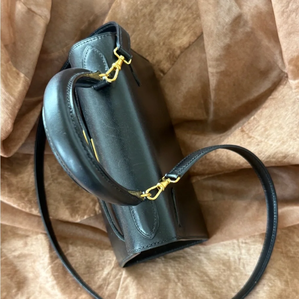 HERMÈS Black Vintage Mini Kelly Box Calfskin GHW - Picture 8 of 15